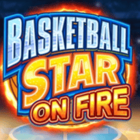 Basketball Star On Fire Logo