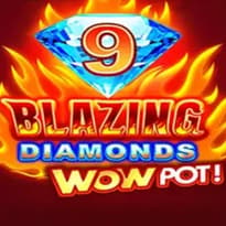 9 Blazing Diamonds WOWPOT Logo