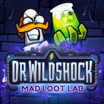 Dr. Wildshock: Mad Loot Lab Logo
