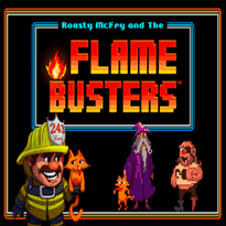 Roasty McFry and the Flame Busters Logo